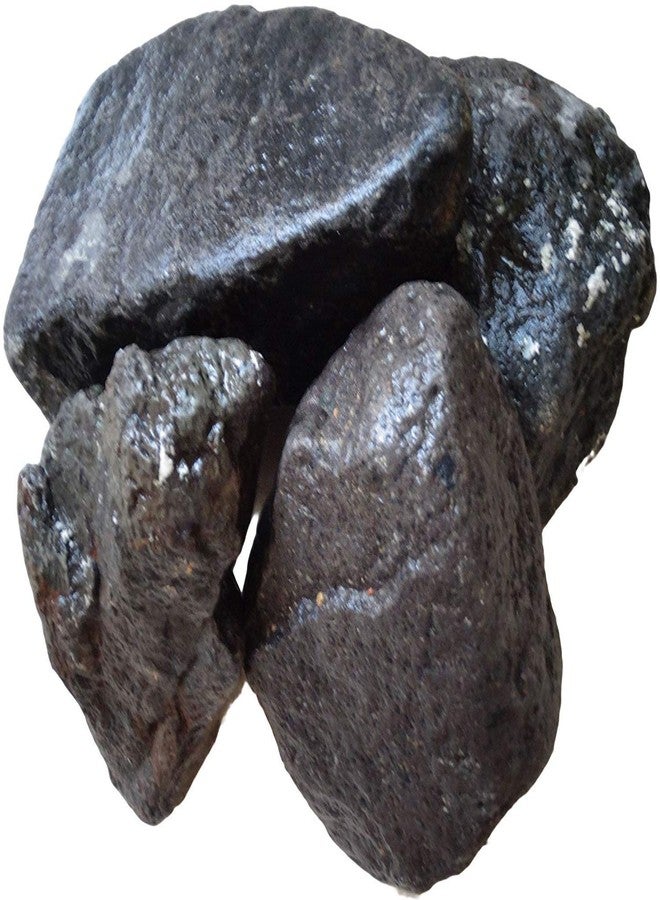 Maalavya 5Kg Black Rocks for Aquarium Decoration, Reef Tank Setup, Garden Decoration, Water Fall, Plant Tank ETC. (Black Mountain Rocks)